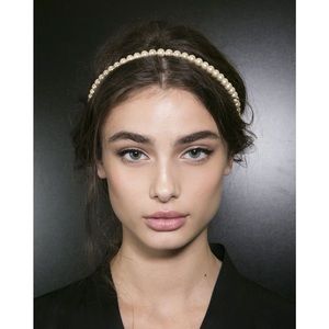 Pearl beaded headband